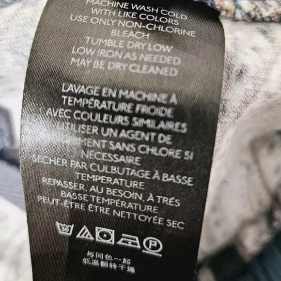 Free People Paisley Ankle Pants - Blue and Brown - Picture 11 of 16